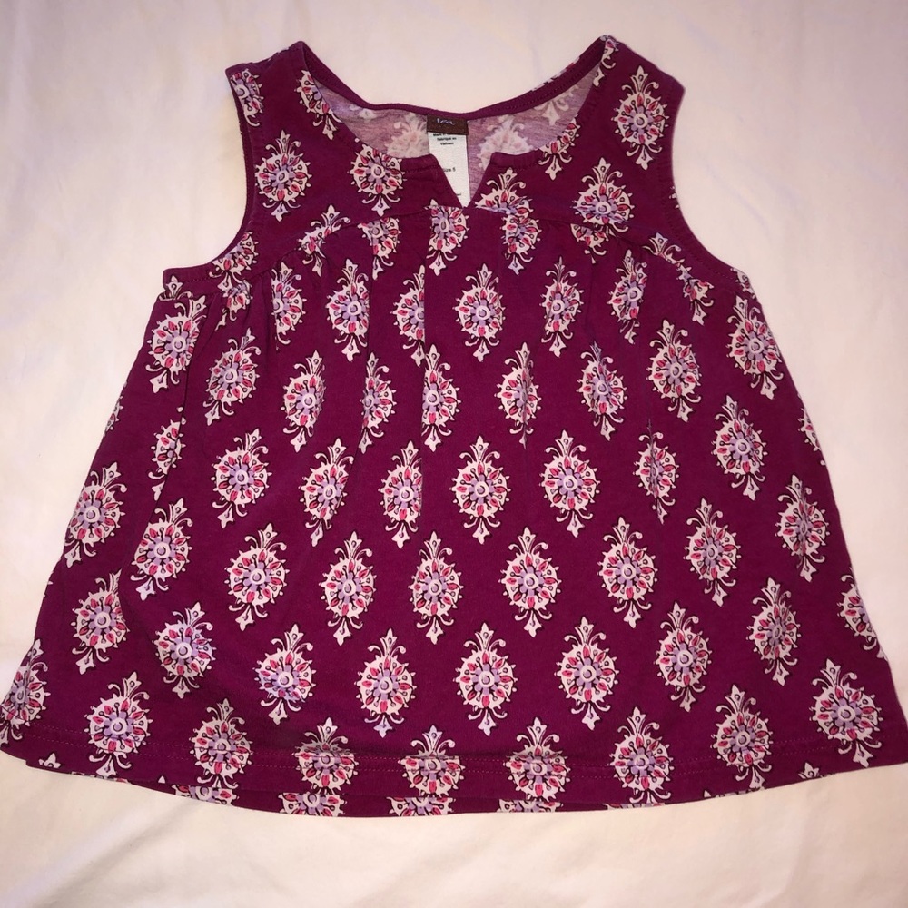 Tea Collection Girls Sleeveless Top, Size 5